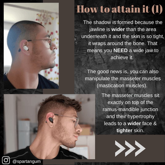 Tongue Chewing and Mewing: Unveiling The Secret to a Chiseled Jawline and Hollow Cheeks with Mastic Gum - Spartan Health™